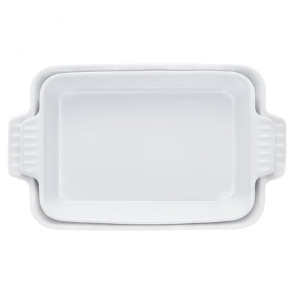 JH-B2022090216-ML - Elegant Ceramic Baking Dish Set with Double Handles
