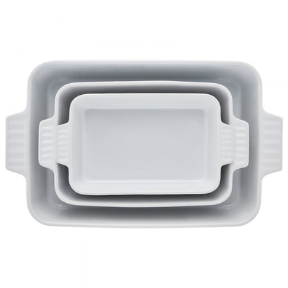 JH-B2022090216-SMXL - Elegant Ceramic Baking Dish Set with Double Handles