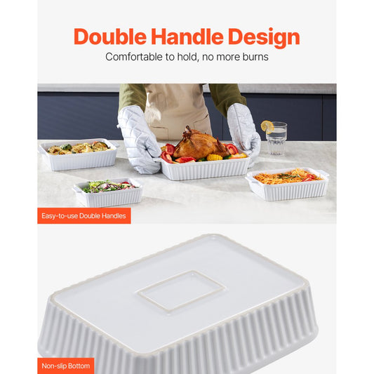 JH-B2022090216 - Elegant Ceramic Baking Dish Set for Stylish Cooking and Serving