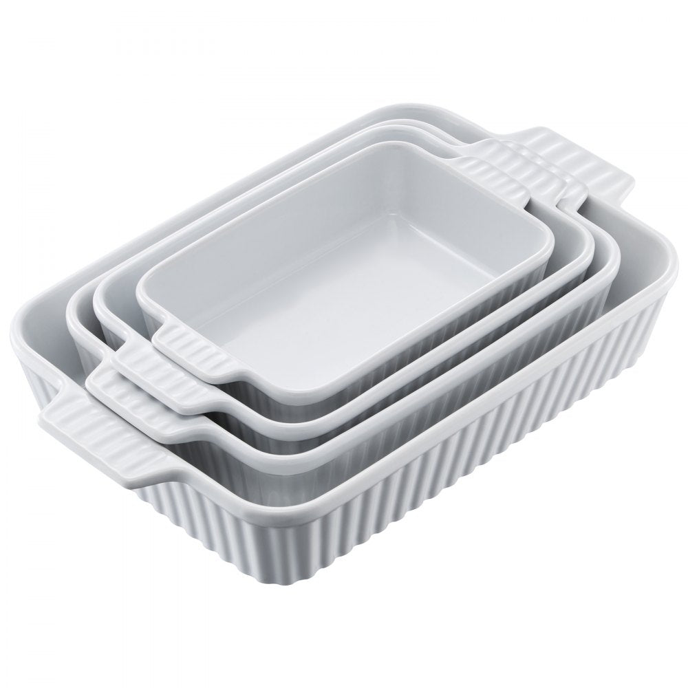 JH-B2022090216 - Elegant Ceramic Baking Dish Set for Stylish Cooking and Serving