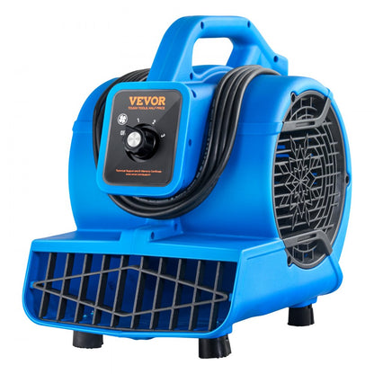 DL-120-M1 - VEVOR 600 CFM Floor Blower, Adjustable Speed & Timer