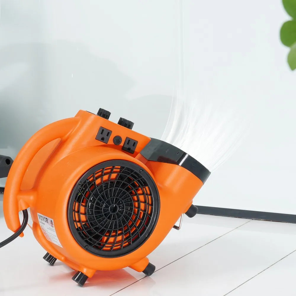 VV-FXZGFJ1450 - High-Velocity Floor Blower with 1000 CFM & Adjustable Angles
