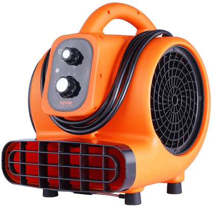 VV-FXZGFJ1450 - High-Velocity Floor Blower with 1000 CFM & Adjustable Angles