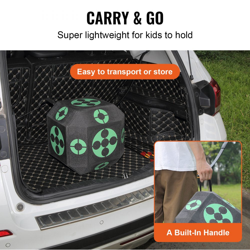 XJY-18 - Durable 15" Archery Target with 18 Faces for Versatile Practice