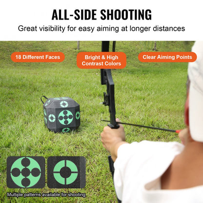 XJY-18 - Durable 15" Archery Target with 18 Faces for Versatile Practice