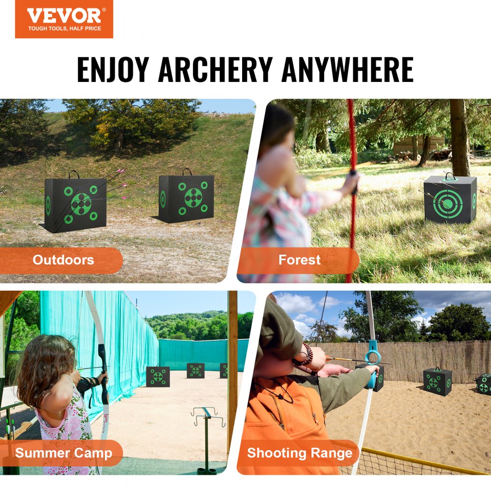 XJY-16 - 16" VEVOR Archery Target, Lightweight with Carry Handle