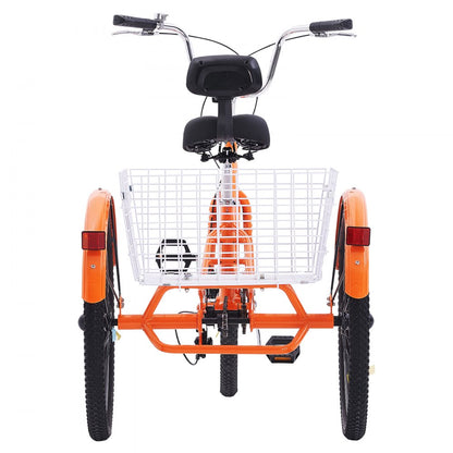 SS001-2 - VEVOR 24-Inch Adult Tricycle with Large Baskets for Stability