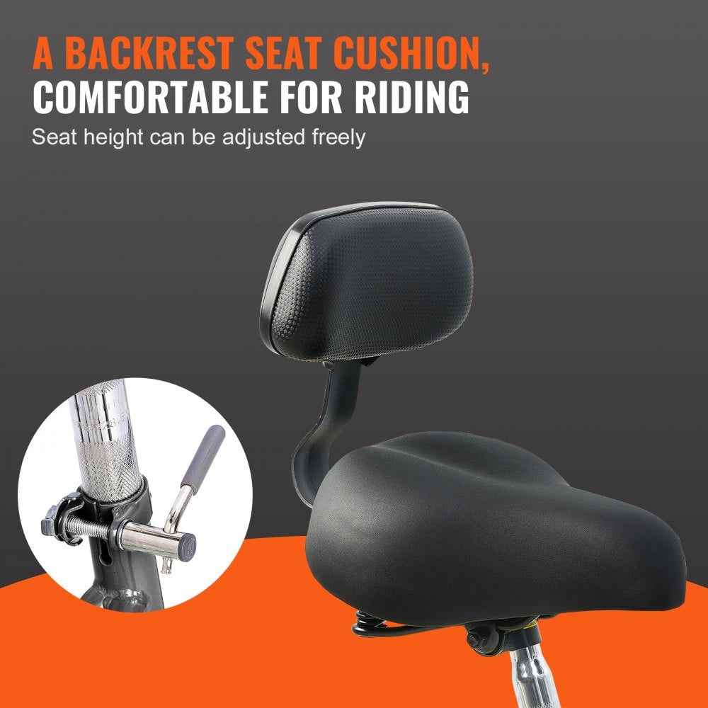 SS002-3B - Stable 26-Inch Carbon Steel Adult Tricycle for Safe Riding