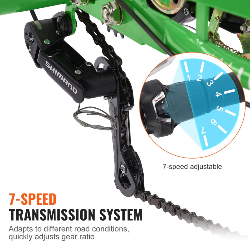 SS002-3A - Easy Assembly VEVOR 26" Adult Tricycle, Smooth Ride & Stability