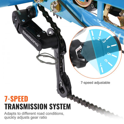 SS002-3D - Stable 26-Inch VEVOR Adult Tricycle for Reliable Transportation