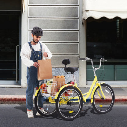 SS003-5C - VEVOR 24-Inch Adult Tricycle for Safe Leisure Rides