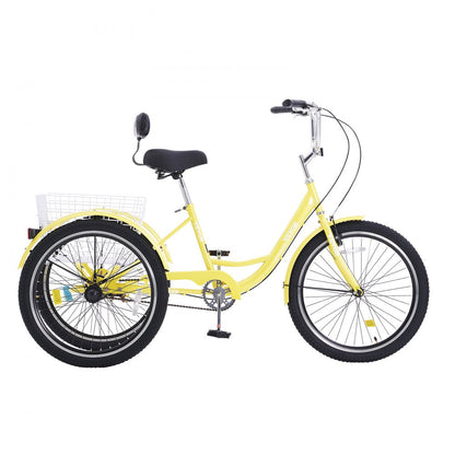 SS003-5C - VEVOR 24-Inch Adult Tricycle for Safe Leisure Rides
