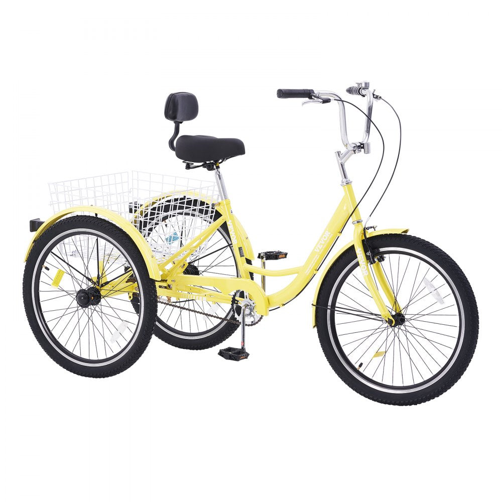 SS003-5C - VEVOR 24-Inch Adult Tricycle for Safe Leisure Rides