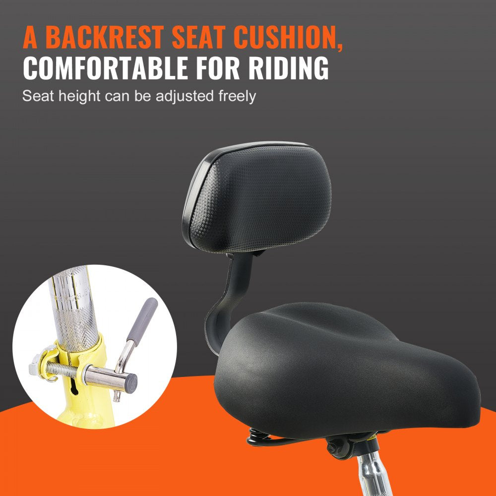 SS002-2B - 24-Inch 7-Speed Carbon Steel Adult Tricycle for All Riders