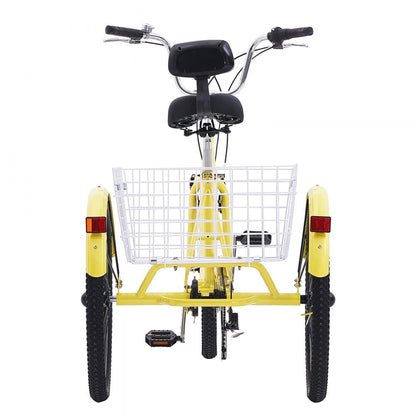 SS002-3C - Durable 7-Speed Adult Tricycle with Adjustable Seat