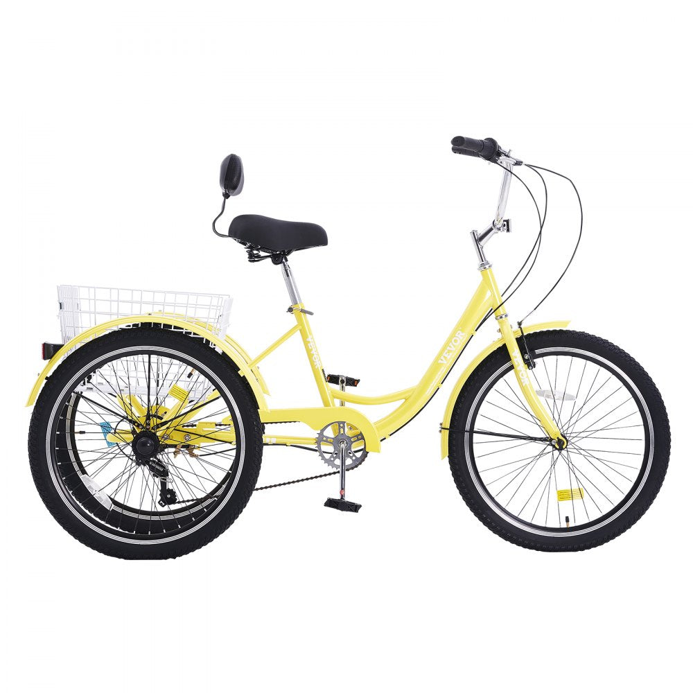 SS002-3C - Durable 7-Speed Adult Tricycle with Adjustable Seat