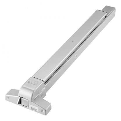500P - Durable Carbon Steel Push Bar Door Lock, 28"-41" Fit, Keyed Security