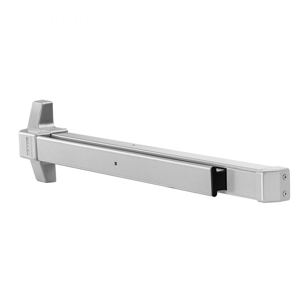 500P - Durable Carbon Steel Push Bar Door Lock, 28"-41" Fit, Keyed Security