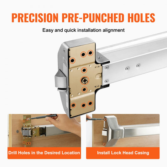 600S - 31" Rust-Resistant Stainless Steel Panic Exit Push Bar