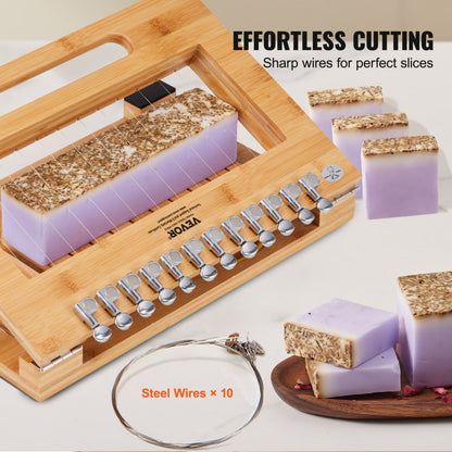 KH-Q05 - Efficient Soap Cutter for 12 Bars, 1 Inch Thick