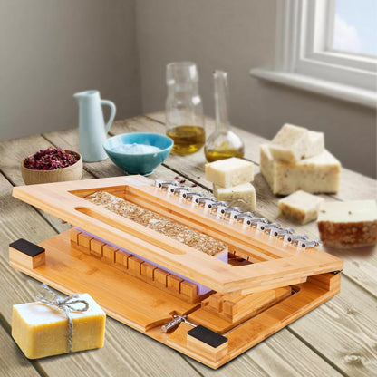 KH-Q05 - Efficient Soap Cutter for 12 Bars, 1 Inch Thick