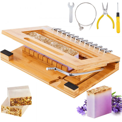 KH-Q05 - Efficient Soap Cutter for 12 Bars, 1 Inch Thick