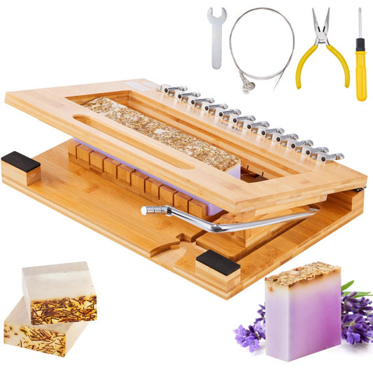 KH-Q05 - Efficient Soap Cutter for 12 Bars, 1 Inch Thick
