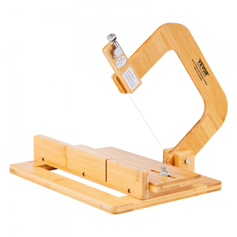 KH-Q03 - Adjustable Bamboo Soap Cutter with Ultra-Sharp Metal Wires