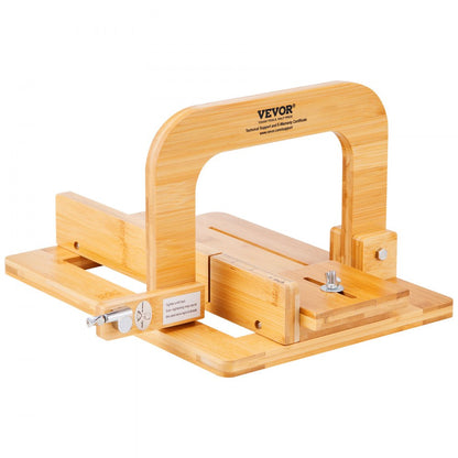 KH-Q03 - Adjustable Bamboo Soap Cutter with Ultra-Sharp Metal Wires