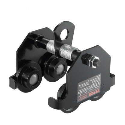 0.5T-F - Adjustable 1100 lbs VEVOR Manual Trolley for I-beams, 2.5-5.5" Width