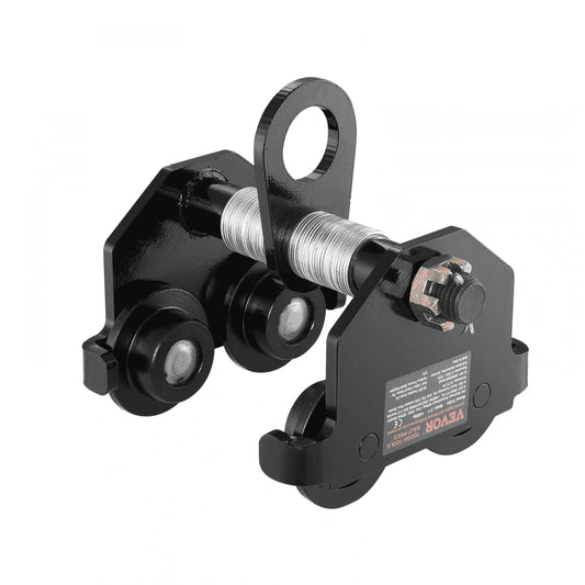 2T-F - Adjustable 2 Ton VEVOR Push Beam Trolley for Steel Beams