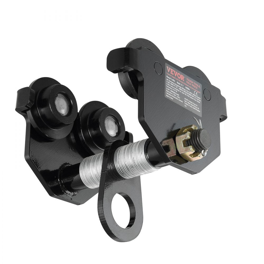 2T-F - Adjustable 2 Ton VEVOR Push Beam Trolley for Steel Beams