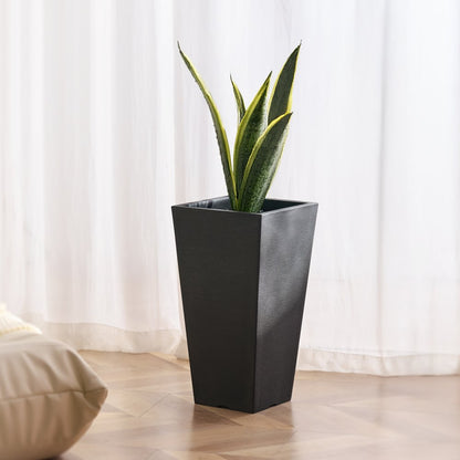 KD9942 - 22-inch Tall Outdoor Planter with Easy Grip Handles