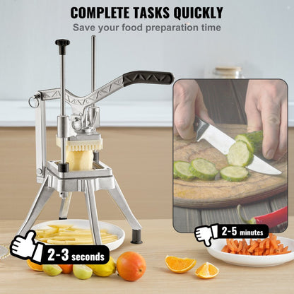 J002-01/02 - Heavy-Duty Vegetable Chopper with 3/8-Inch Dicing Capability