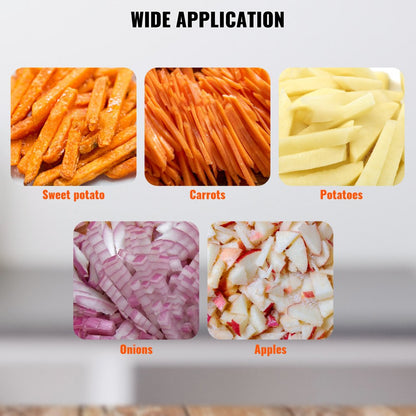 J002-01/02 - Heavy-Duty Vegetable Chopper with 3/8-Inch Dicing Capability