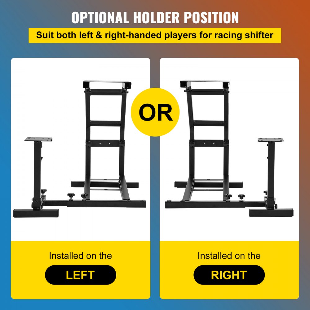 G29/27/25ZJ - Adjustable Racing Wheel Stand for Logitech & Pedals