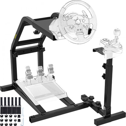 G29/27/25ZJ - Adjustable Racing Wheel Stand for Logitech & Pedals