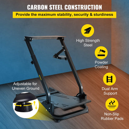 G29ZDJ - Adjustable Carbon Steel Racing Simulator Cockpit for All Heights