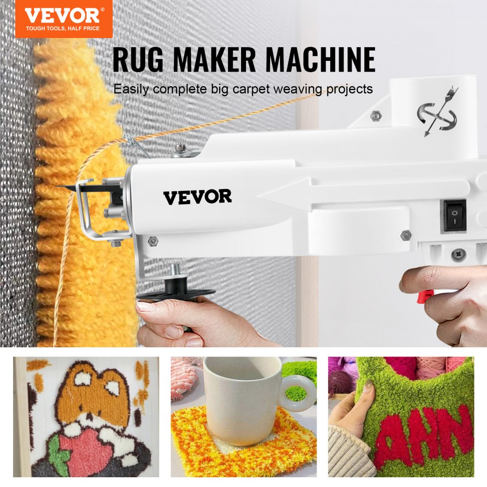 GR-1 - VEVOR Electric Tufting Gun for Easy Carpet Crafting