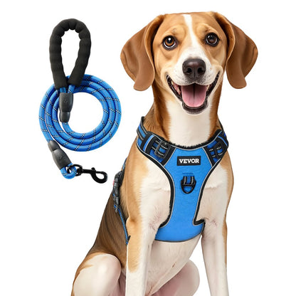 WMDY24298 - Adjustable No Pull Dog Harness for Large Breeds, Reflective Safety