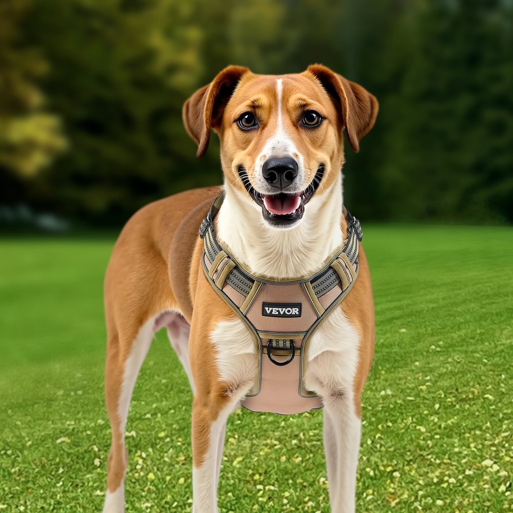 WMDY24299 - Adjustable No Pull Harness for Large Dogs with Reflective Stitching
