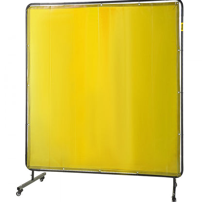 010171151053 - 6' x 6' Flame-Resistant Welding Screen with Mobile Frame
