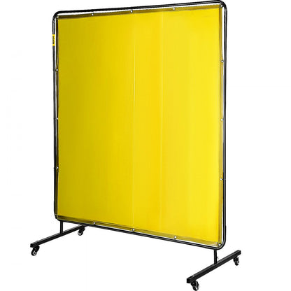 010171151053 - 6' x 6' Flame-Resistant Welding Screen with Mobile Frame