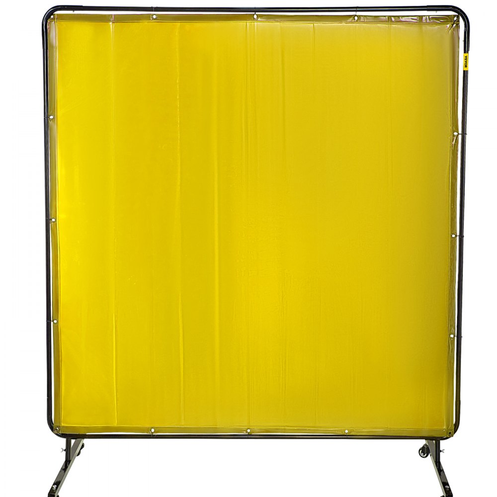 010171151053 - 6' x 6' Flame-Resistant Welding Screen with Mobile Frame