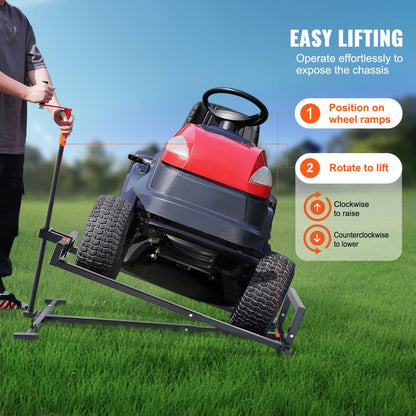 SX2800 - Heavy Duty Lawn Mower Lift Jack with Tool-Free Operation