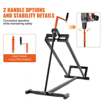 SX2800 - Heavy Duty Lawn Mower Lift Jack with Tool-Free Operation