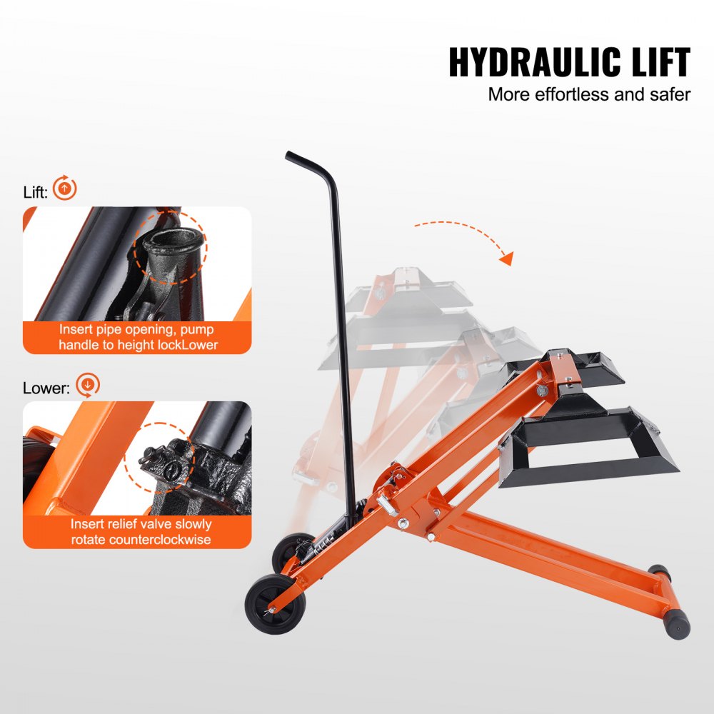 SX2806 - 500 Lbs Hydro Lawn Mower Lift for Easy Maintenance
