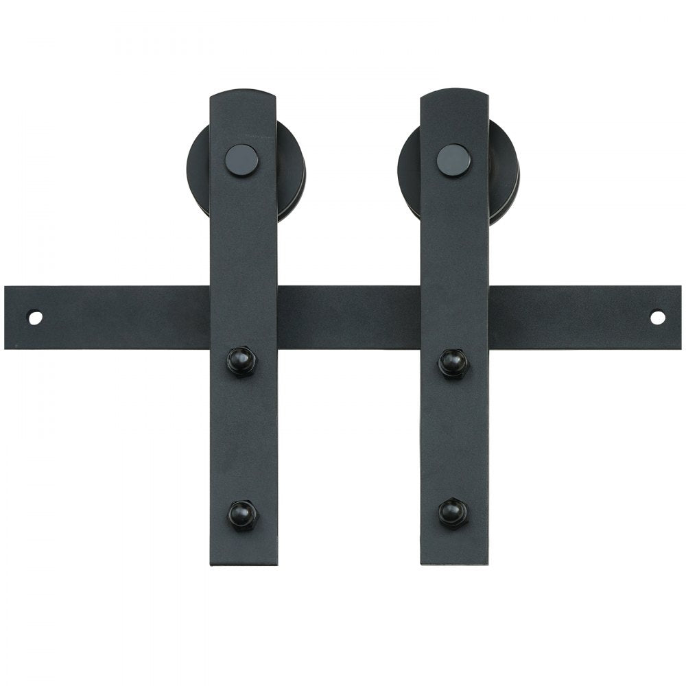 004-2.44m - 8FT Heavy-Duty Barn Door Kit, Supports 330 lbs