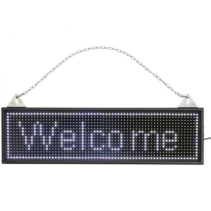 010219740152 - 64"x16" Indoor LED Scrolling Sign with WiFi/USB Control
