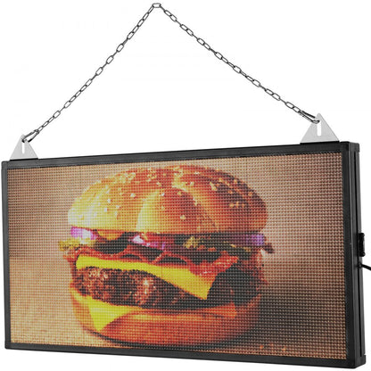 010251900042 - 27" x 14" VEVOR WiFi LED Scrolling Sign